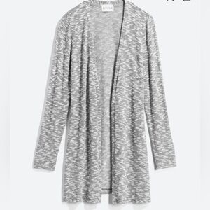 Small Olive & Oak Gray Side Slit Cardigan